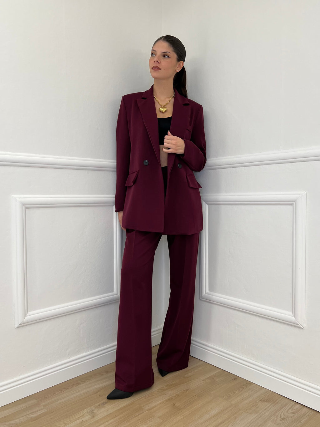 Tailleur Doppiopetto 2412 Burgundy