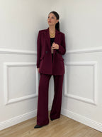 Tailleur Doppiopetto 2412 Burgundy