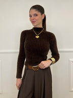 Maglia Fluffy Lupetto 8881 Moro