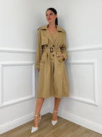 Trench Y004 Khaki - Bazar Abbigliamento