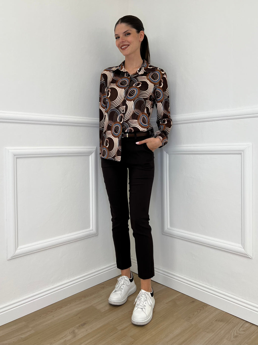 Pantalone Sigaretta 5199 Caffè - Bazar Abbigliamento