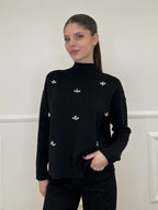 Lupetto Cristalli 28137 Nero