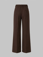 Tailleur Gessato Monopetto 83459 Marrone