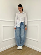 Camicia Slim Cotone 6036 Bianco