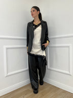 Pantalone Ecopelle 8043 Nero