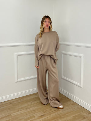 Tuta Over in Viscosa 3277 Taupe