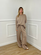 Tuta Over in Viscosa 3277 Taupe