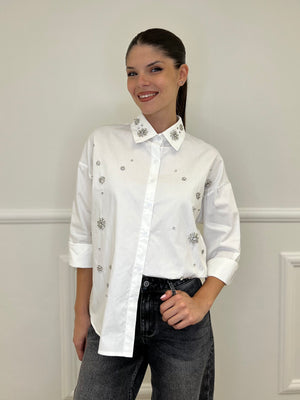 Camicia Cristalli 2478 Bianco