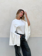 Maglia Manica Ampia Lumina LD6306 Bianco