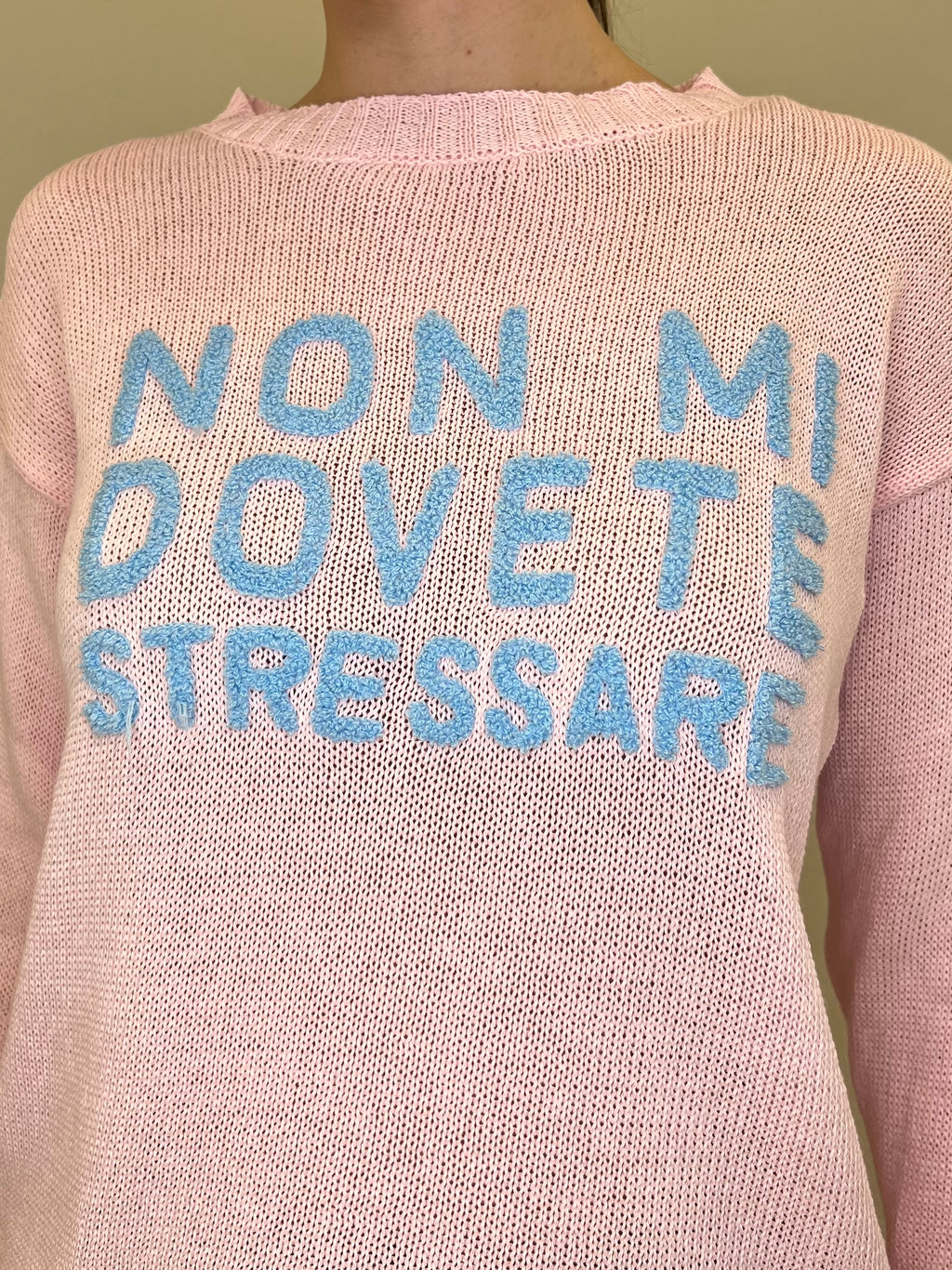 Maglia "Non Mi Dovete Stressare" 3695 Rosa
