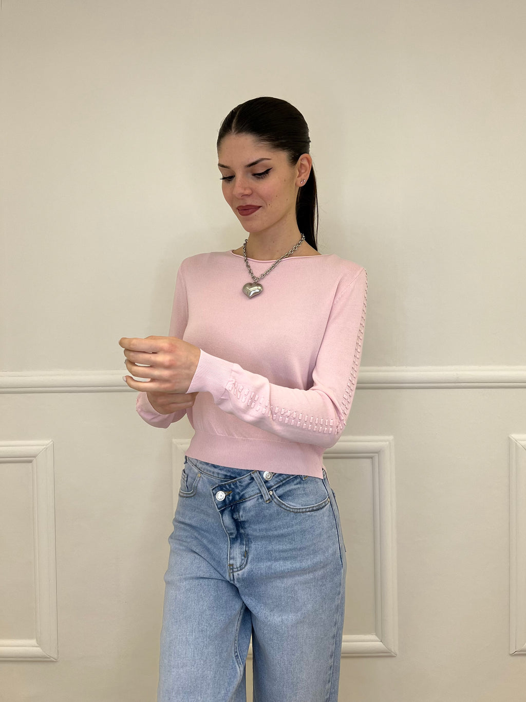 Maglia Crop Profili Operati YS9671