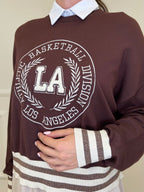 Maglia College Scatoletta BJ45 Caffè - Bazar Abbigliamento