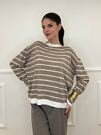 Maglia Cashmere Blend 10207 Ecru