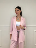 Blazer in Viscosa 27435 Rosa