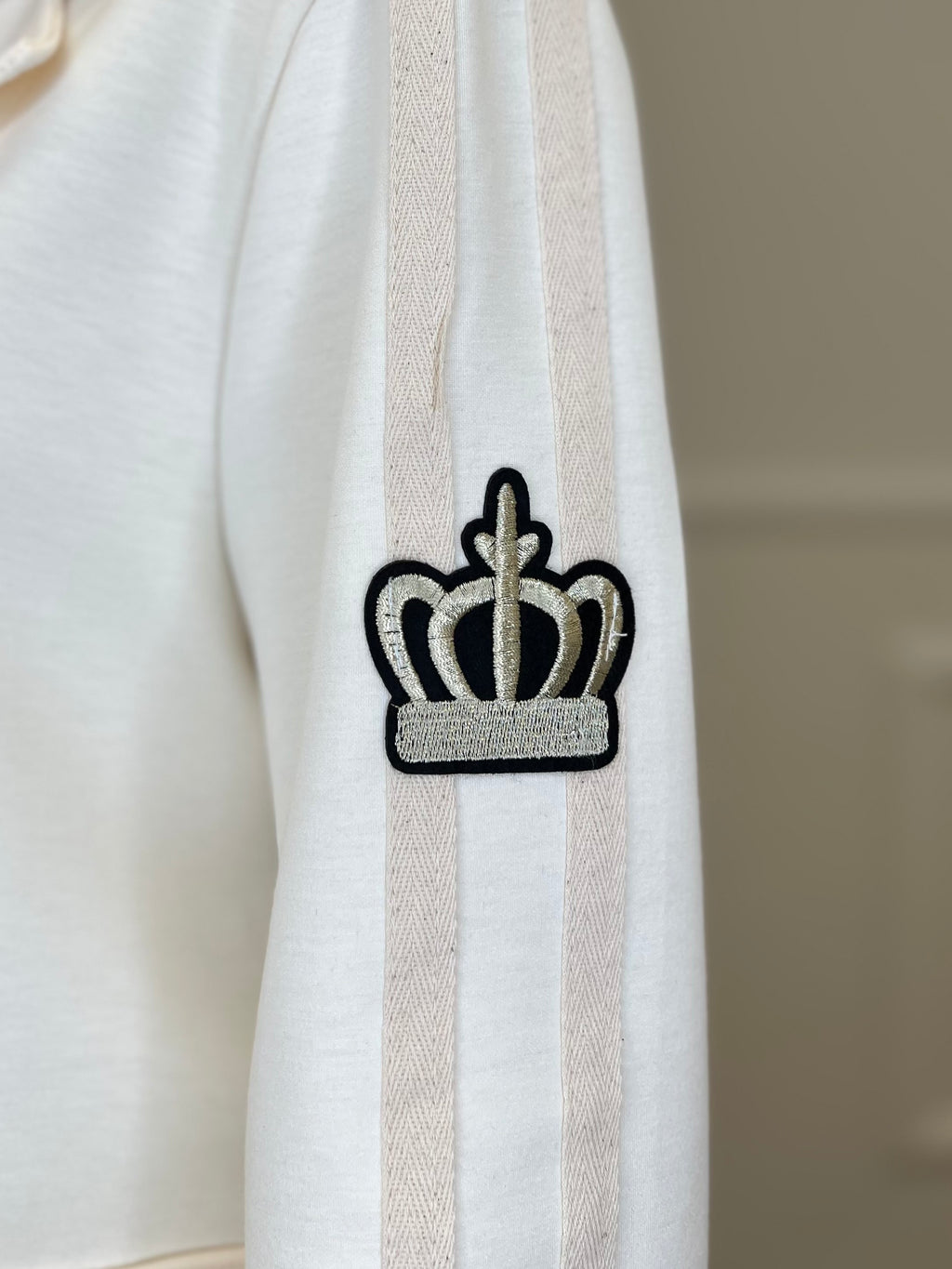 Giacca Cappuccio 27599 Panna - Bazar Abbigliamento