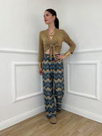 Pantalone Lurex Chevron 1795 Ottanio