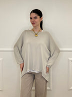 Twin Set Maxi Maglia e Canotta 53716 Ecru