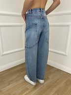 Jeans Balloon Strass Tasche 26400