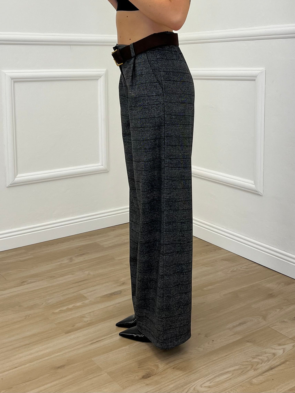 Pantalone Principe Di Galles 4270 Grigio