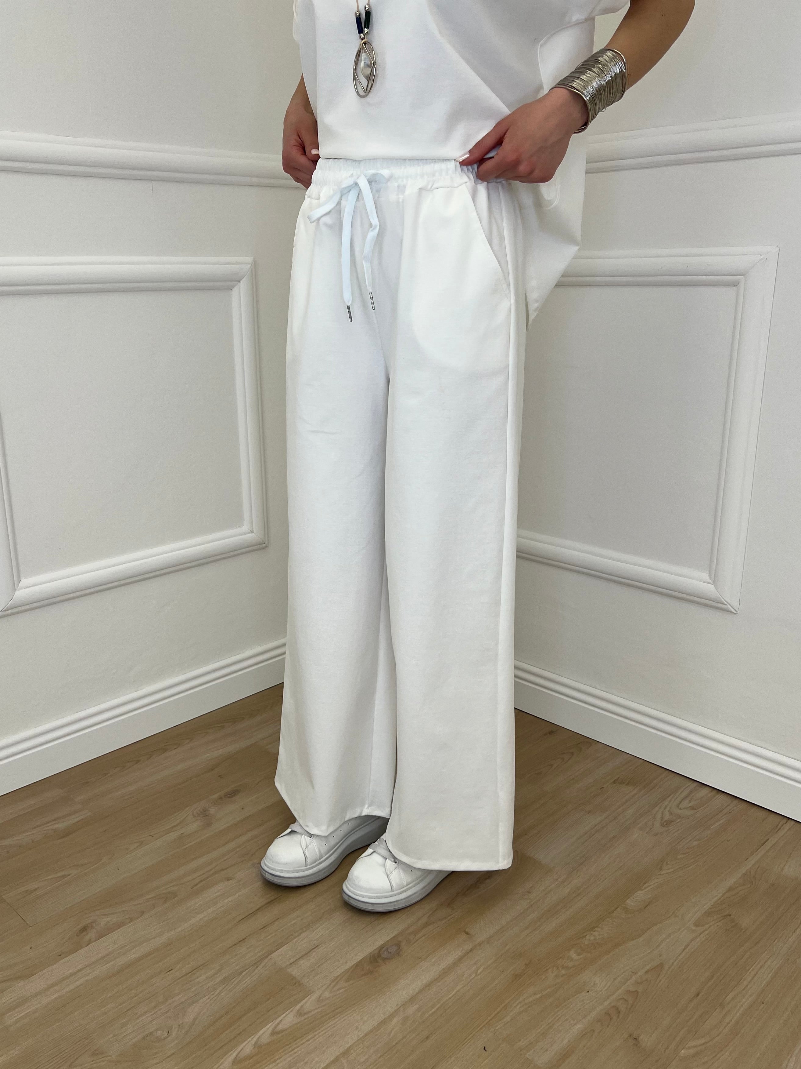 Panta Palazzo Punto Milano 8178 Bianco