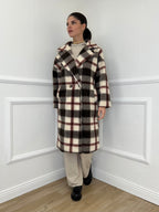 Cappotto Madras Doppiopetto 57080 Burgundy