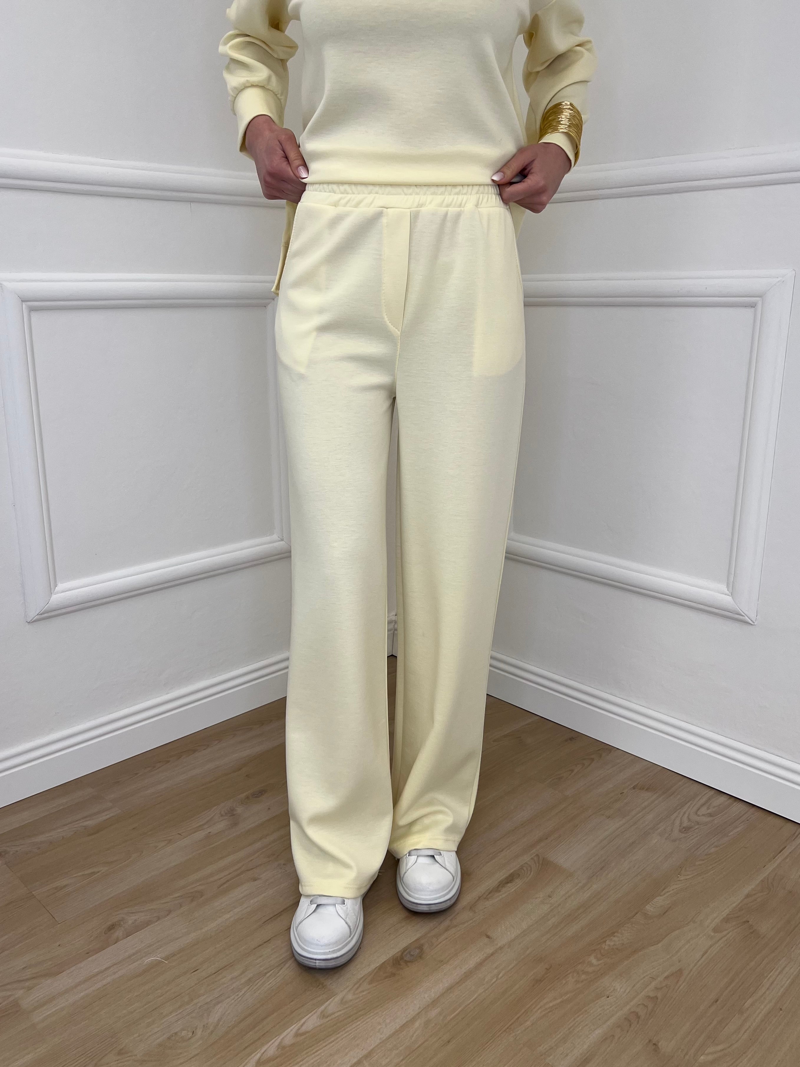 Tuta Over Girocollo 19143 Giallo