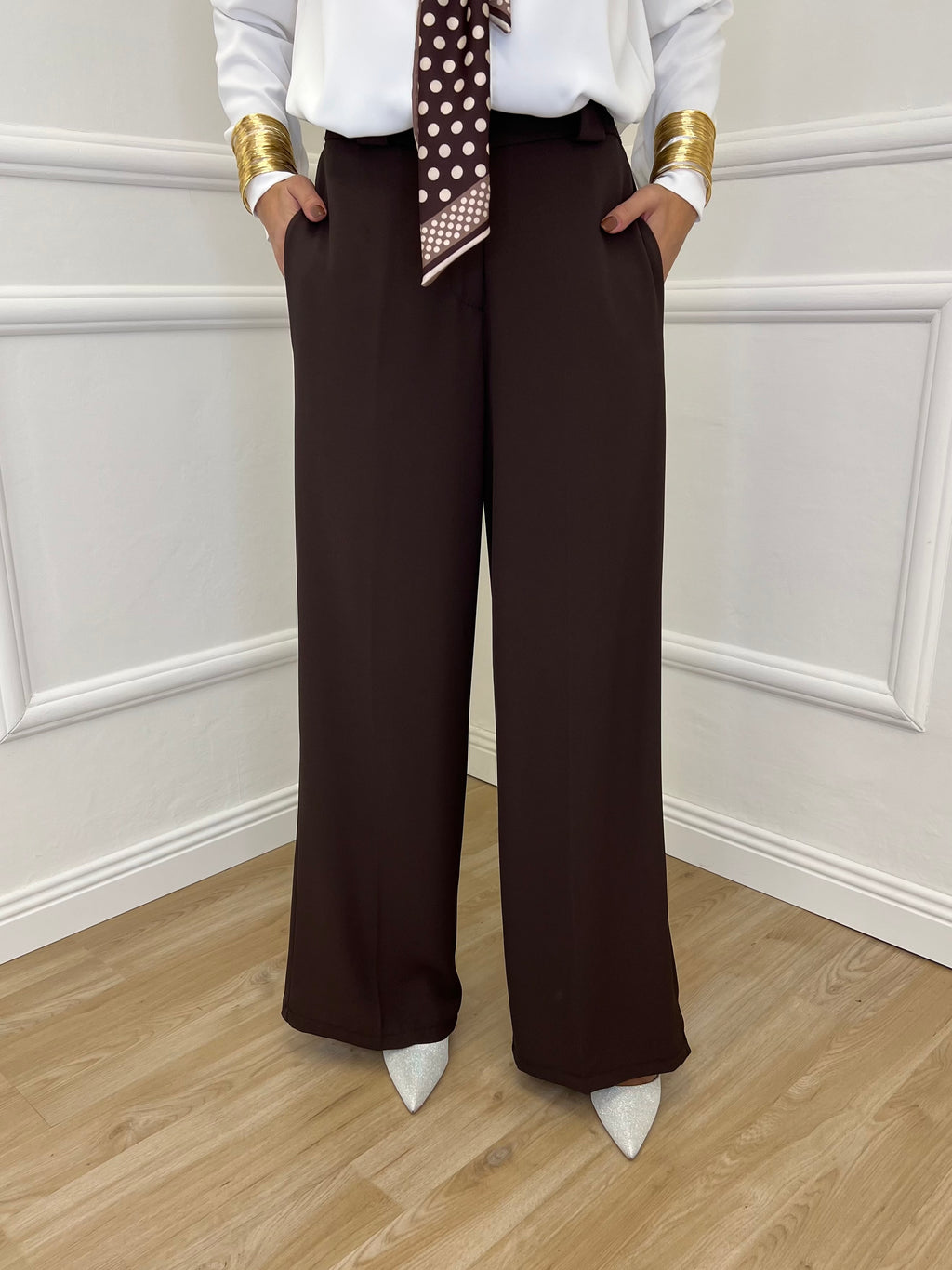 Pantalone Fluido 7229 Moro