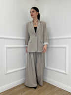 Pantalone a Palazzo 21509 Taupe