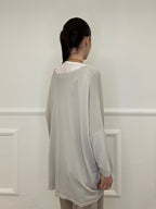 Twin Set Maxi Maglia e Canotta 53716 Ecru