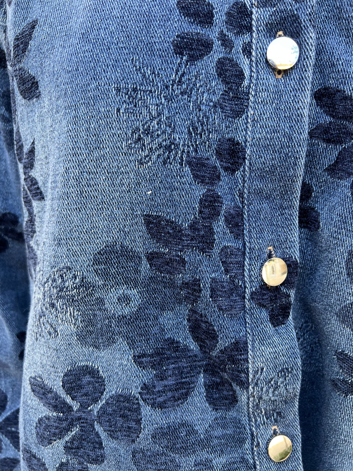 Giacca Camicia in Denim Devorè 3110