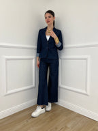 Blazer Chambray 2418 Blu