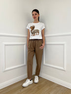 Pantalone Baggy Twill A102 Fango