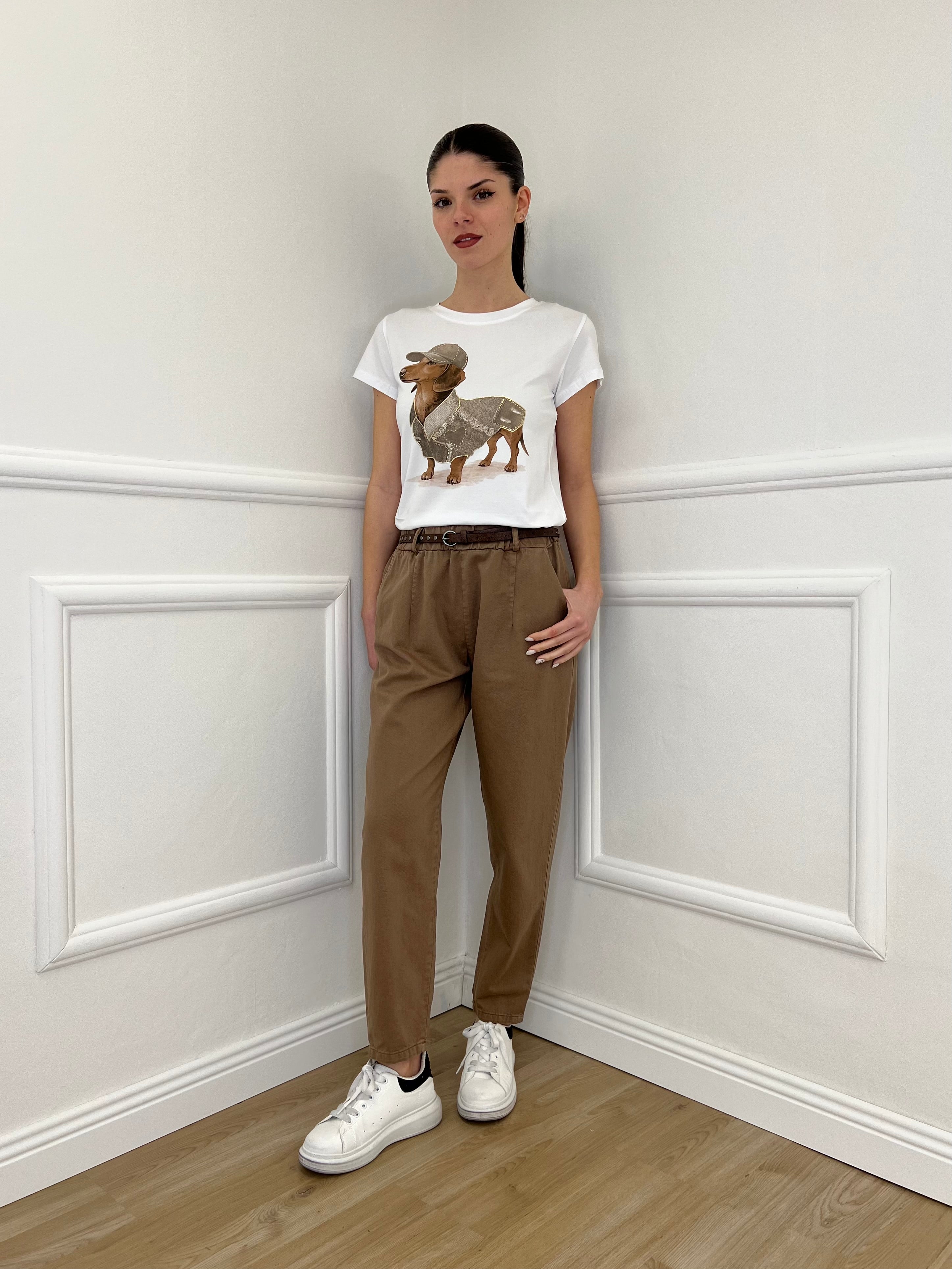 Pantalone Baggy Twill A102 Fango