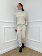 Pantalone Cuore 5582 Panna