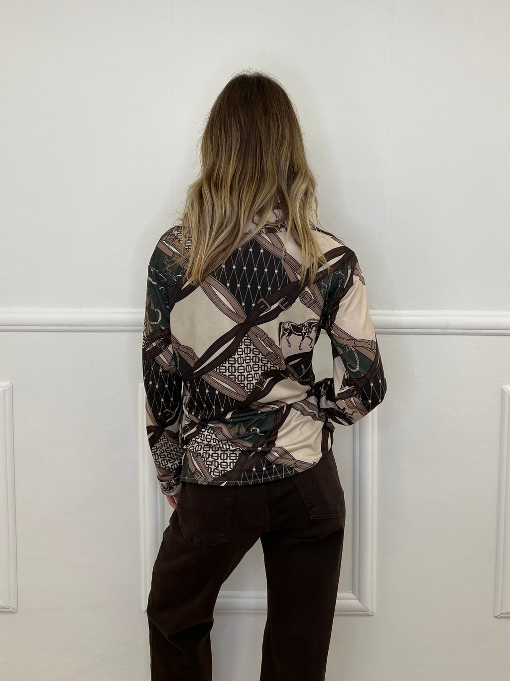 Camicia Jersey Fantasia 23001 Verde