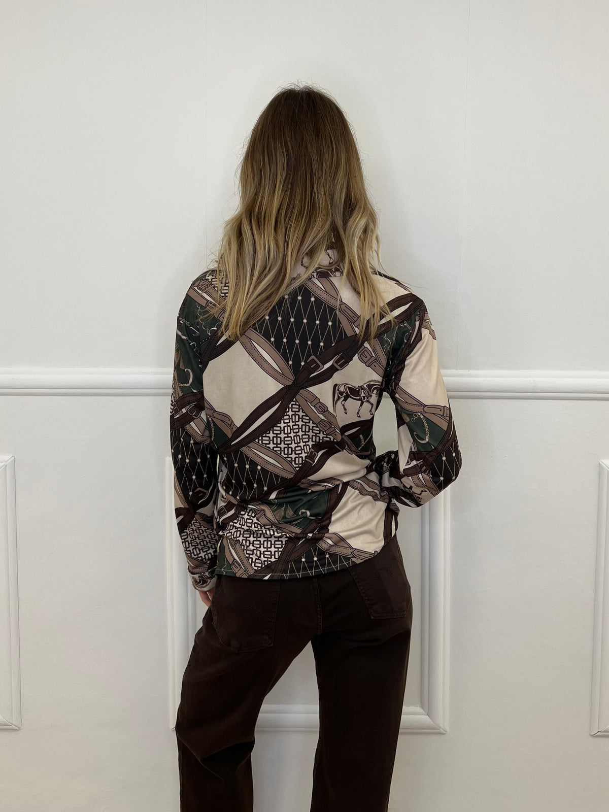 Camicia Jersey Fantasia 23001 Verde