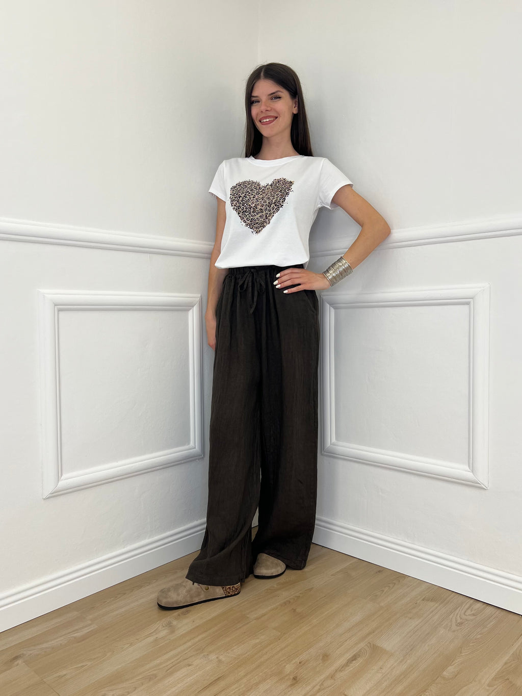 Pantalone Palazzo Lino I586 Moro