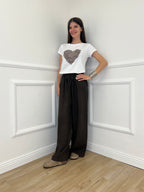 Pantalone Palazzo Lino I586 Moro
