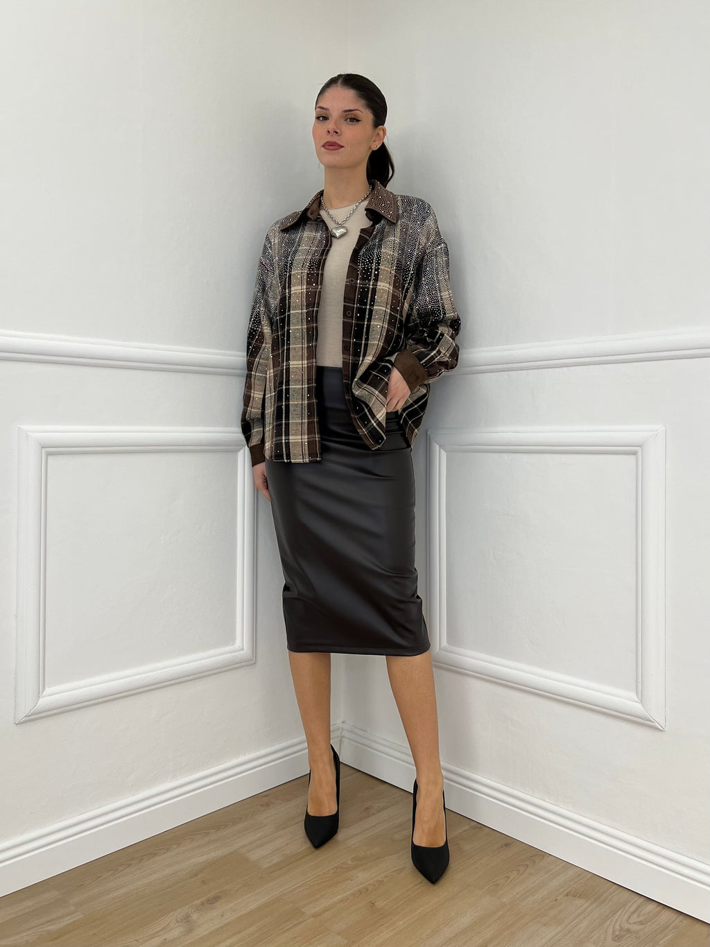 Gonna Ecopelle 2728 Moro