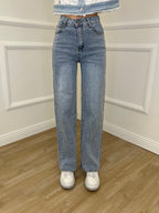 Jeans Strass 5051 Azzurro