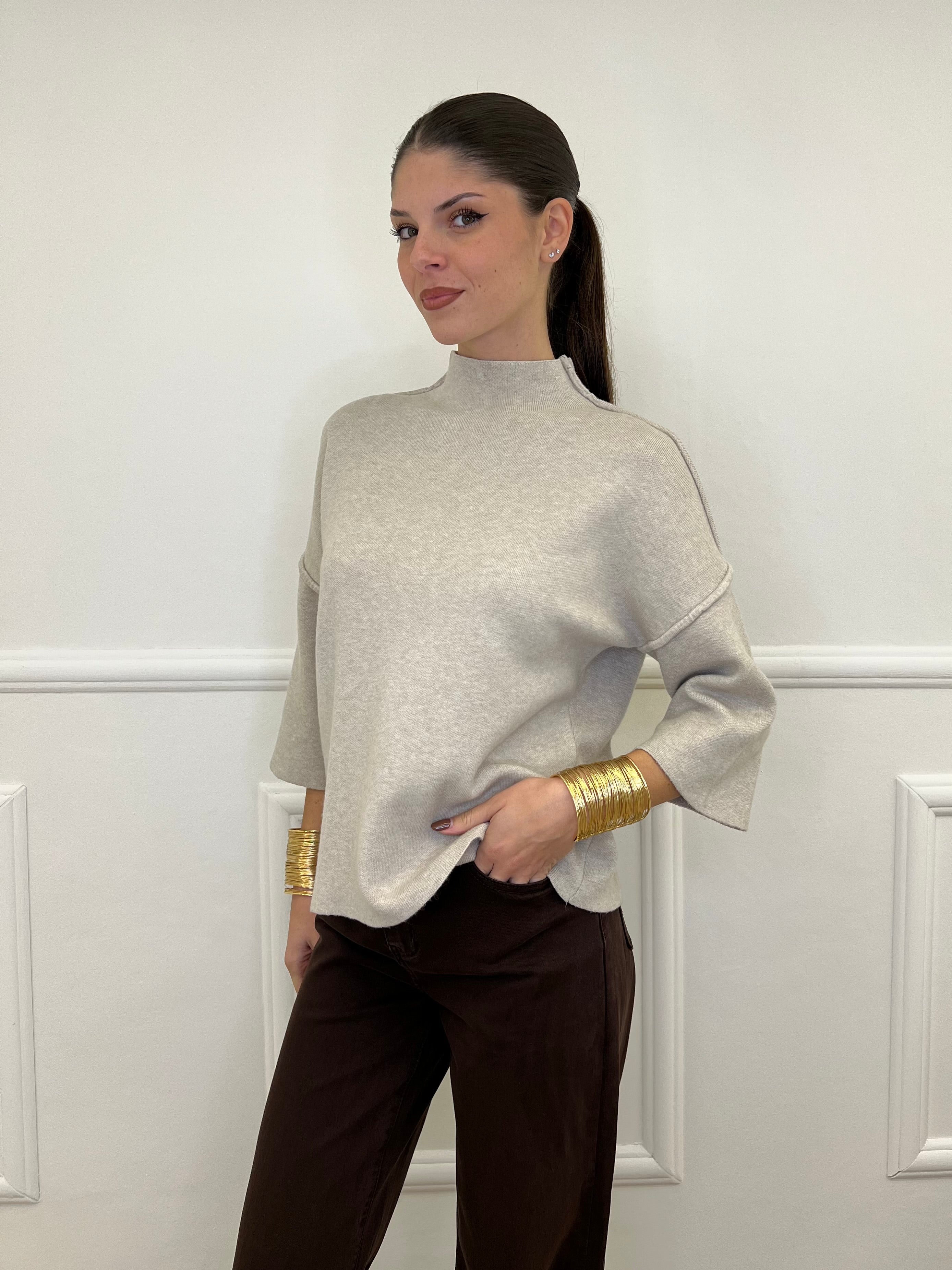 Maglia Profili 8162 Ecru