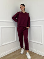 Pantalone Felpa 2252 Bordeaux - Bazar Abbigliamento