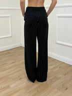 Tailleur Gessato Monopetto 83459 Nero