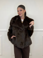 Pelliccia Doppiopetto Y0238 Moro