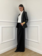 Pantalone Gessato 7158 Nero