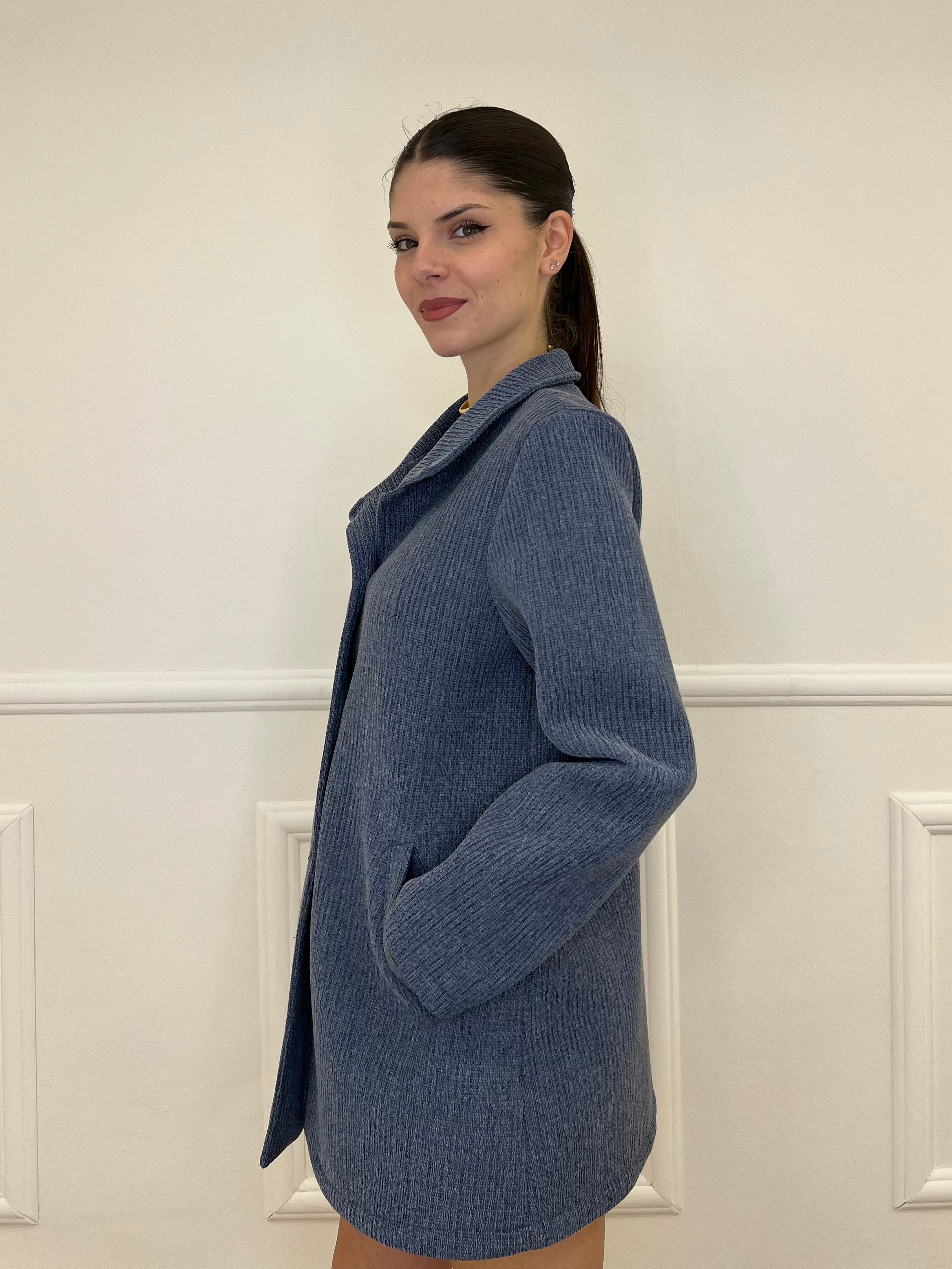 Cappotto Neoprene Colletto 990762 Avio