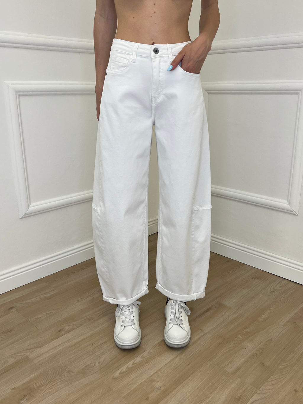 Jeans Balloon 8072 Bianco