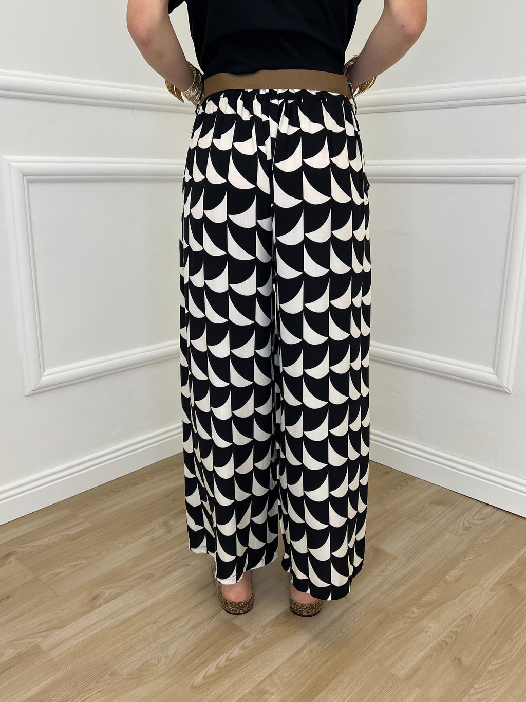 Pantalone Gaucho Fantasia 2130 Nero