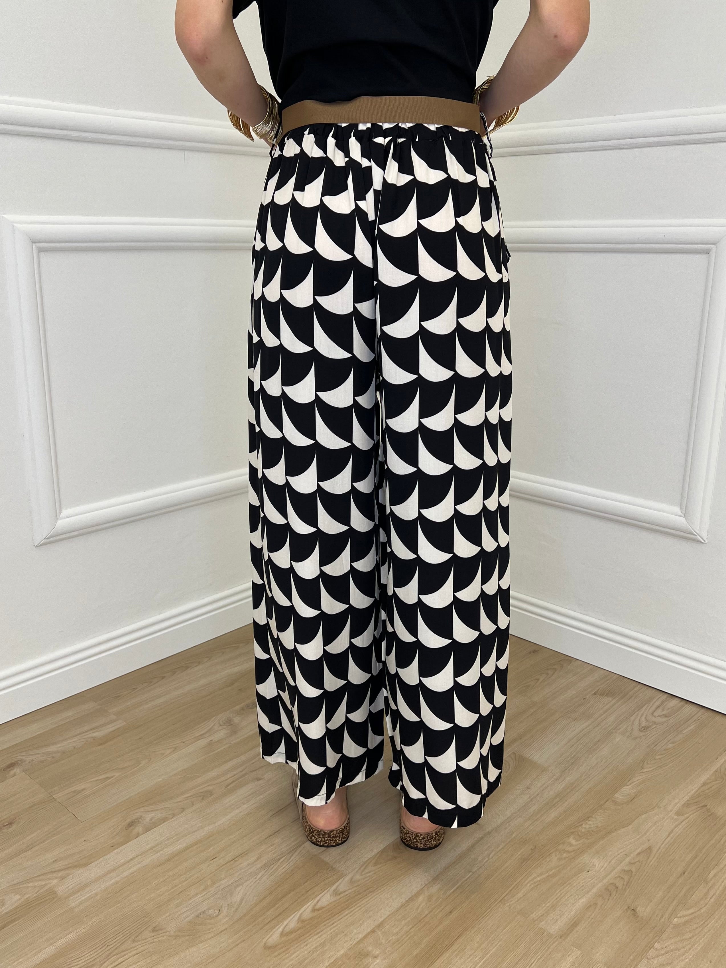 Pantalone Gaucho Fantasia 2130 Nero