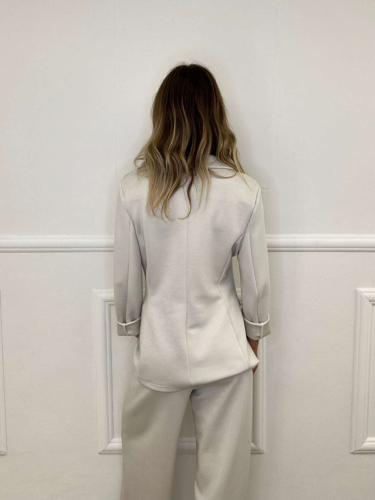 Blazer in Felpa 27435A Panna